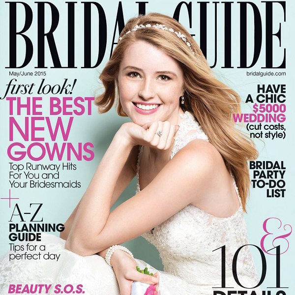 Bridal Guide Magazine feature Olivia!
